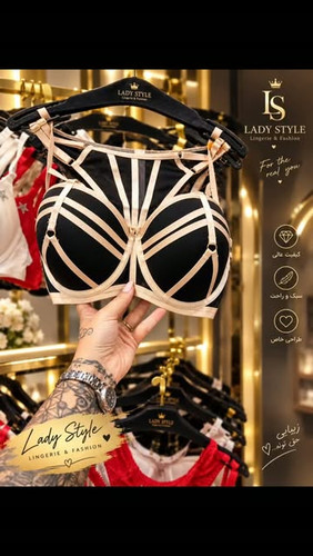 ست لانژری زنانه طرح اروپایی مدل Lady Style